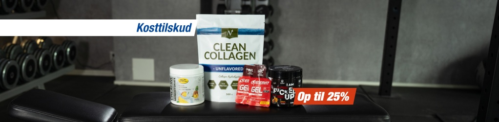 Kosttilskud - Op til 25%